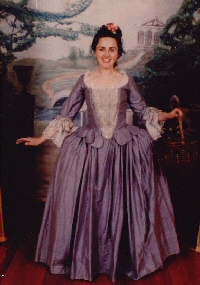 [photo of Sara in costume]