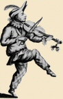 [engraving of violinist]